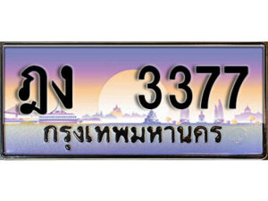 8. ทะเบียน 3377 ทะเบียนสวยจากกรมขนส่ง-ฎง 3377