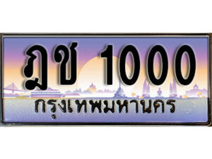 12. ทะเบียนรถ 1000 ป้ายประมูล – ฎช 1000​ เลขสวยเหนือระดับ