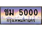 3.ป้ายทะเบียนรถ 5000 เลขประมูล ทะเบียนสวย ชม 5000 จากกรมขนส่ง-M0501